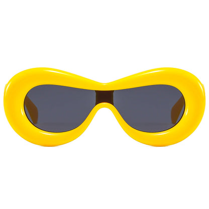 BODALA Sunglasses-Lifestyle Collection-S82222  Yellow frame with gray lens