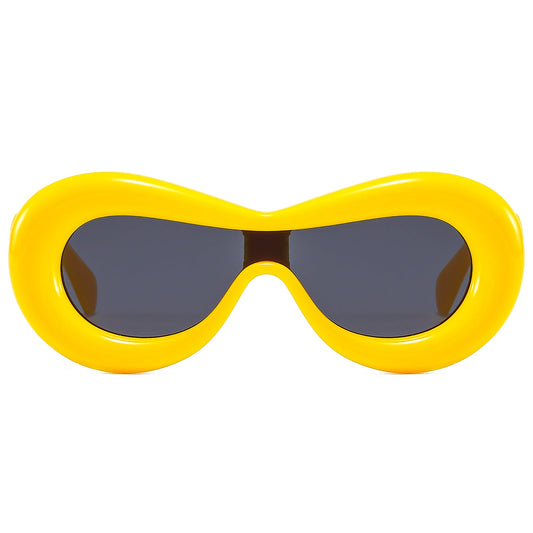 BODALA Sunglasses-Lifestyle Collection-S82222  Yellow frame with gray lens