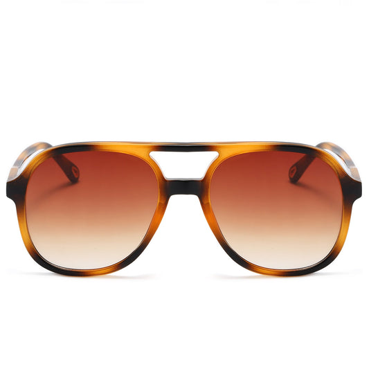 BODALA Sunglasses-Lifestyle Collection-S82224-Dark taupe frame with gradient tea-colored lens.