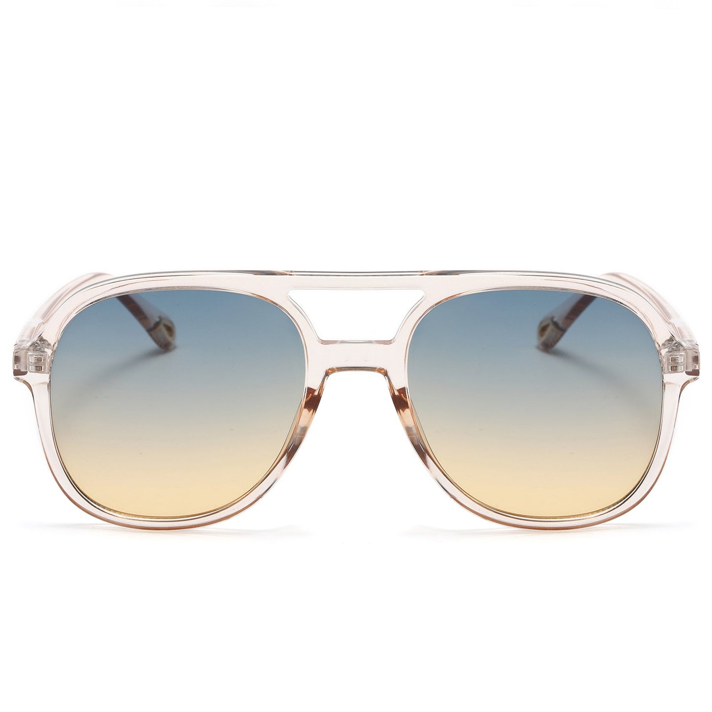 BODALA Sunglasses-Lifestyle Collection-S82224-Dark taupe frame with green lens.