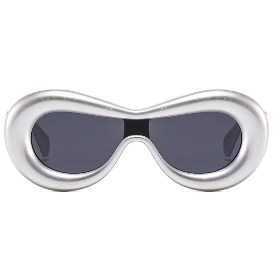 BODALA Sunglasses-Lifestyle Collection-S82222  Silver frame with gray lens.