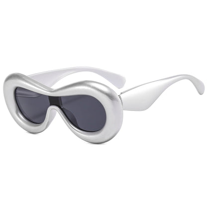 BODALA Sunglasses-Lifestyle Collection-S82222  Silver frame with gray lens.