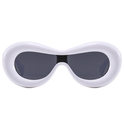 BODALA Sunglasses-Lifestyle Collection-S82222  Silver frame with gray lens.