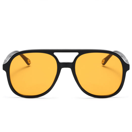 BODALA Sunglasses-Lifestyle Collection-S82224-Black frame with yellow lens