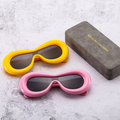 BODALA Sunglasses-Lifestyle Collection-S82222  Yellow frame with gray lens