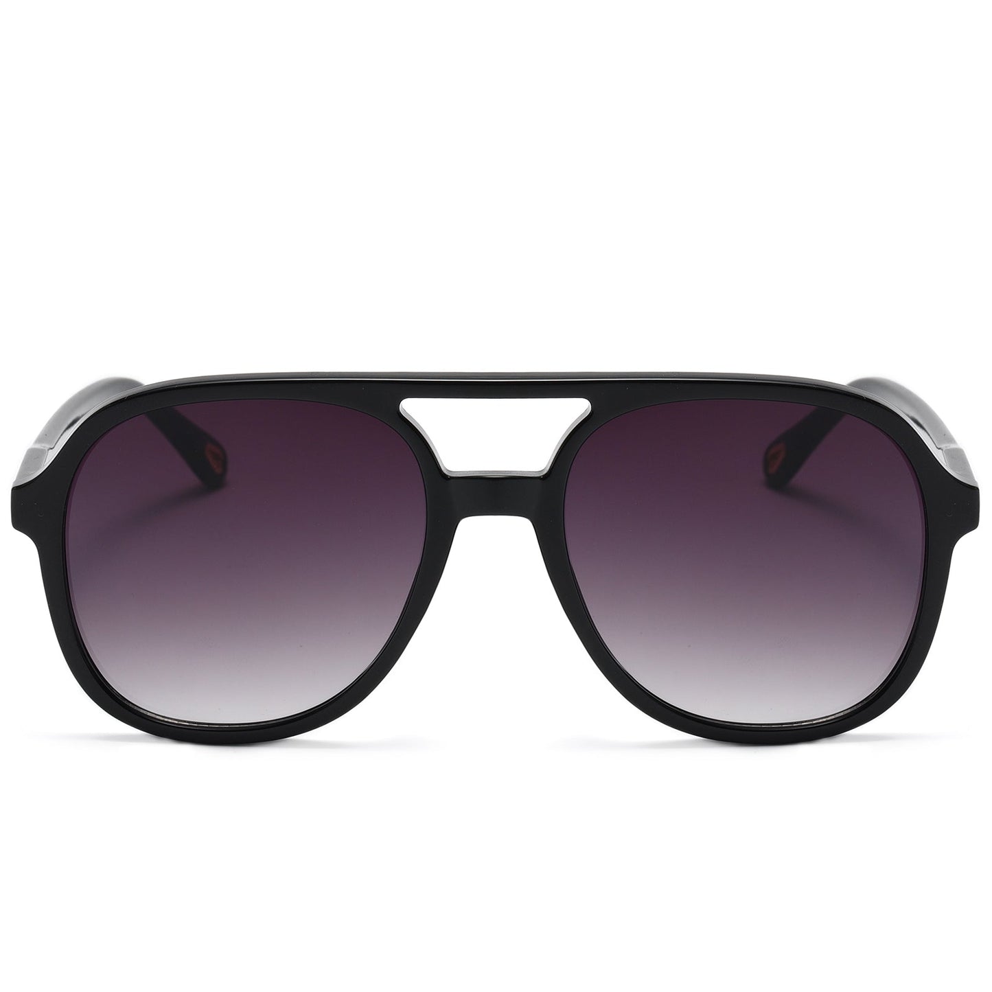 BODALA Sunglasses-Lifestyle Collection-S82224-Clear pink frame with blue to brown gradient lens.