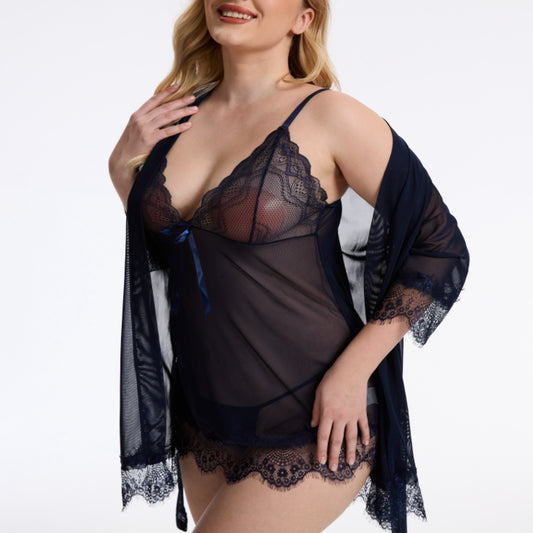 CaiDieNu Lingerie for Women Sexy Sleepwear Set V-Neck Nightgowns
