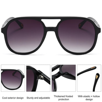 BODALA Sunglasses-Lifestyle Collection-S82224-Black frame with yellow lens