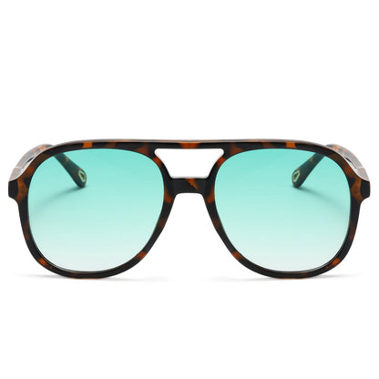 BODALA Sunglasses-Lifestyle Collection-S82224-Clear pink frame with blue to brown gradient lens.